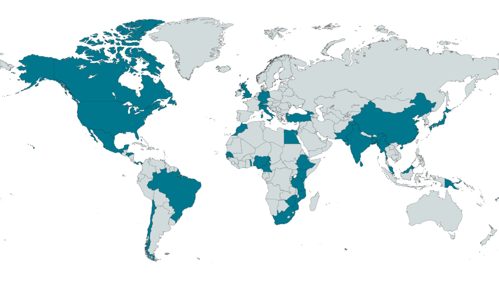 World Ambassador Map